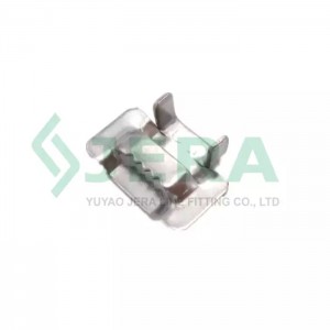 Stainless hlau banding clip, KL-10-T